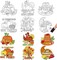 36PCS Thanksgiving Christian Crafts Kit – Turkey, Pumpkin & Jesus DIY Coloring Magnets for Kids, Fall Religious Sunday School Crafts & Autumn Activity Supplies (Thanksgiving) 7.87 x 7.87 x 0.03 inches